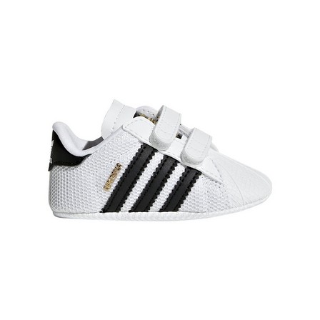 Baby Unisex Superstar Shoes, White, A701_ONE, large image number 0