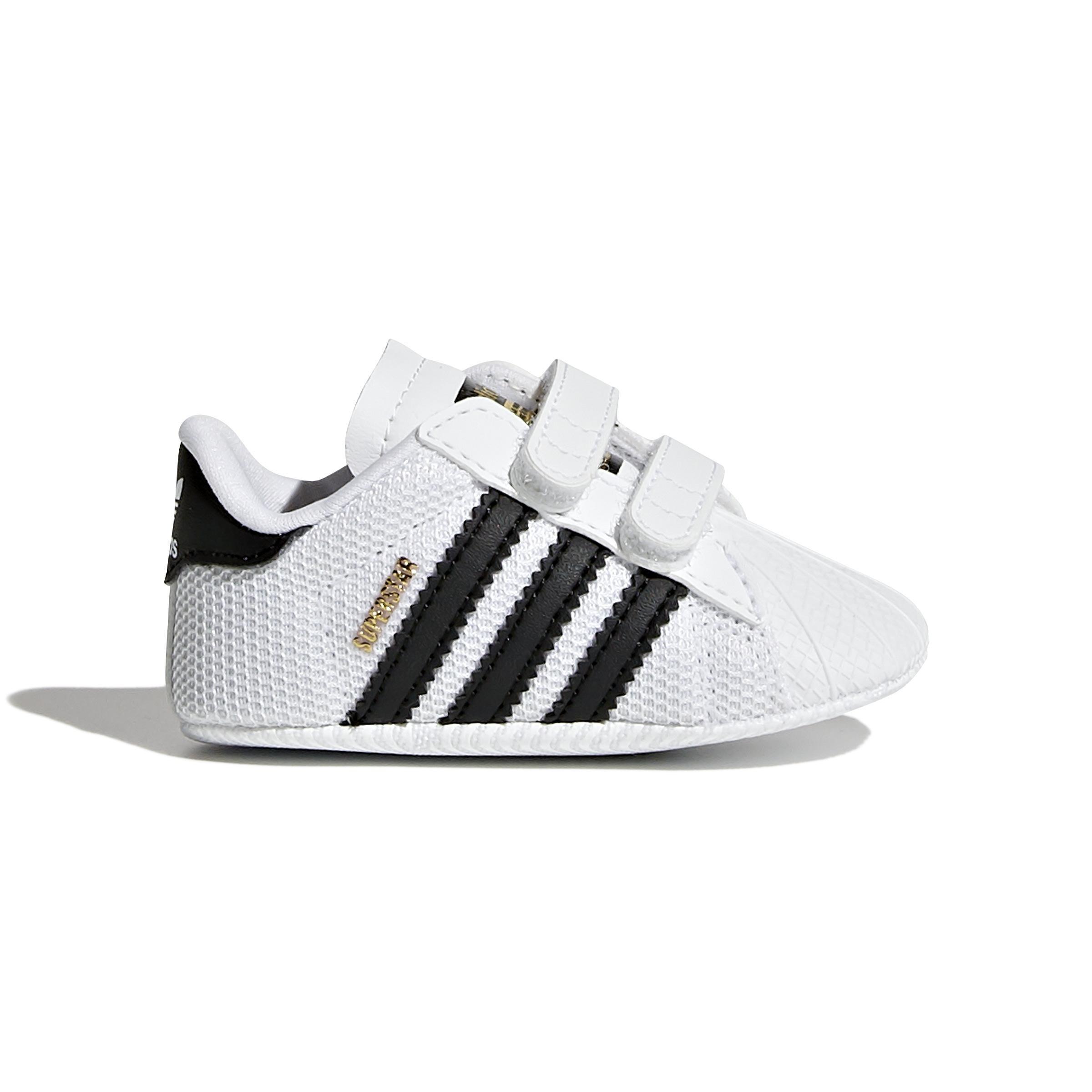 Baby Unisex Superstar Shoes, White, A701_ONE, large image number 0