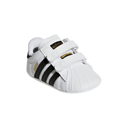 Baby Unisex Superstar Shoes, White, A701_ONE, large image number 1