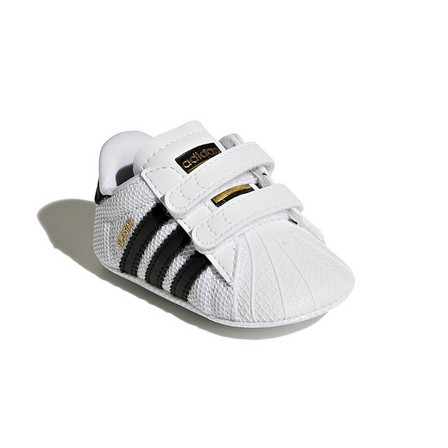 Baby Unisex Superstar Shoes, White, A701_ONE, large image number 2