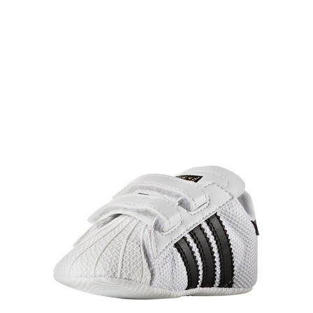 Baby Unisex Superstar Shoes, White, A701_ONE, large image number 3