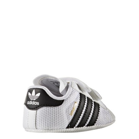 Baby Unisex Superstar Shoes, White, A701_ONE, large image number 7