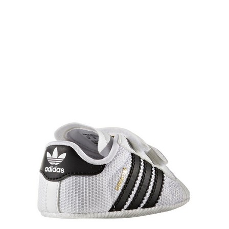 Baby Unisex Superstar Shoes, White, A701_ONE, large image number 9