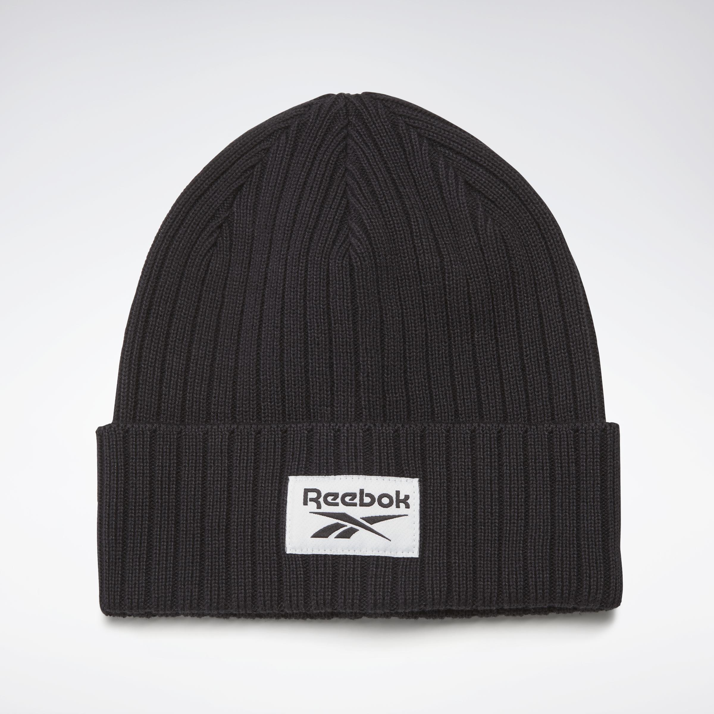 Unisex Active Foundation Logo Beanie, Black , A801_ONE, large image number 0