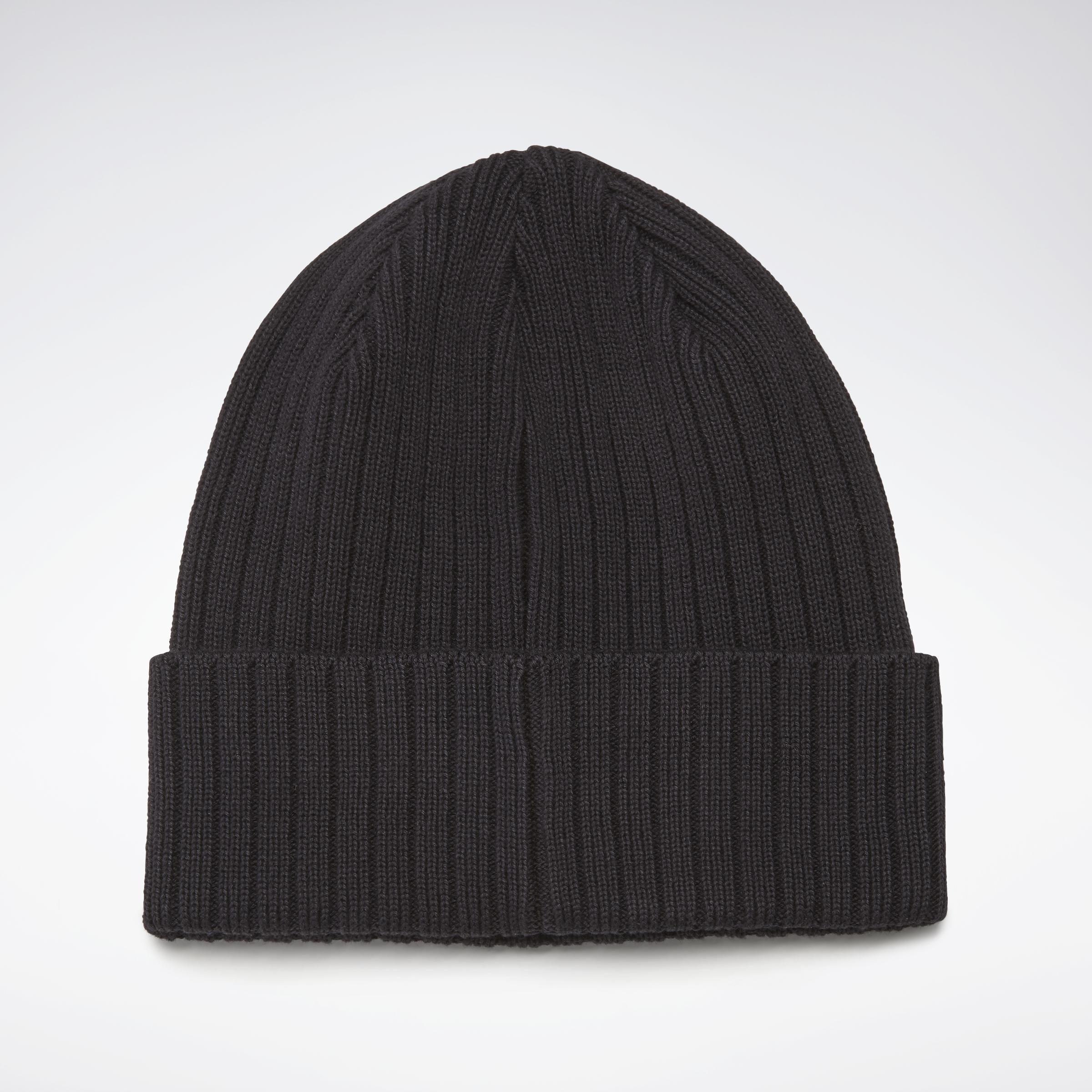 Unisex Active Foundation Logo Beanie, Black , A801_ONE, large image number 1