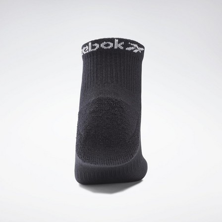 Reebok - Unisex Active Foundation Ankle Socks 3 Pairs, Black