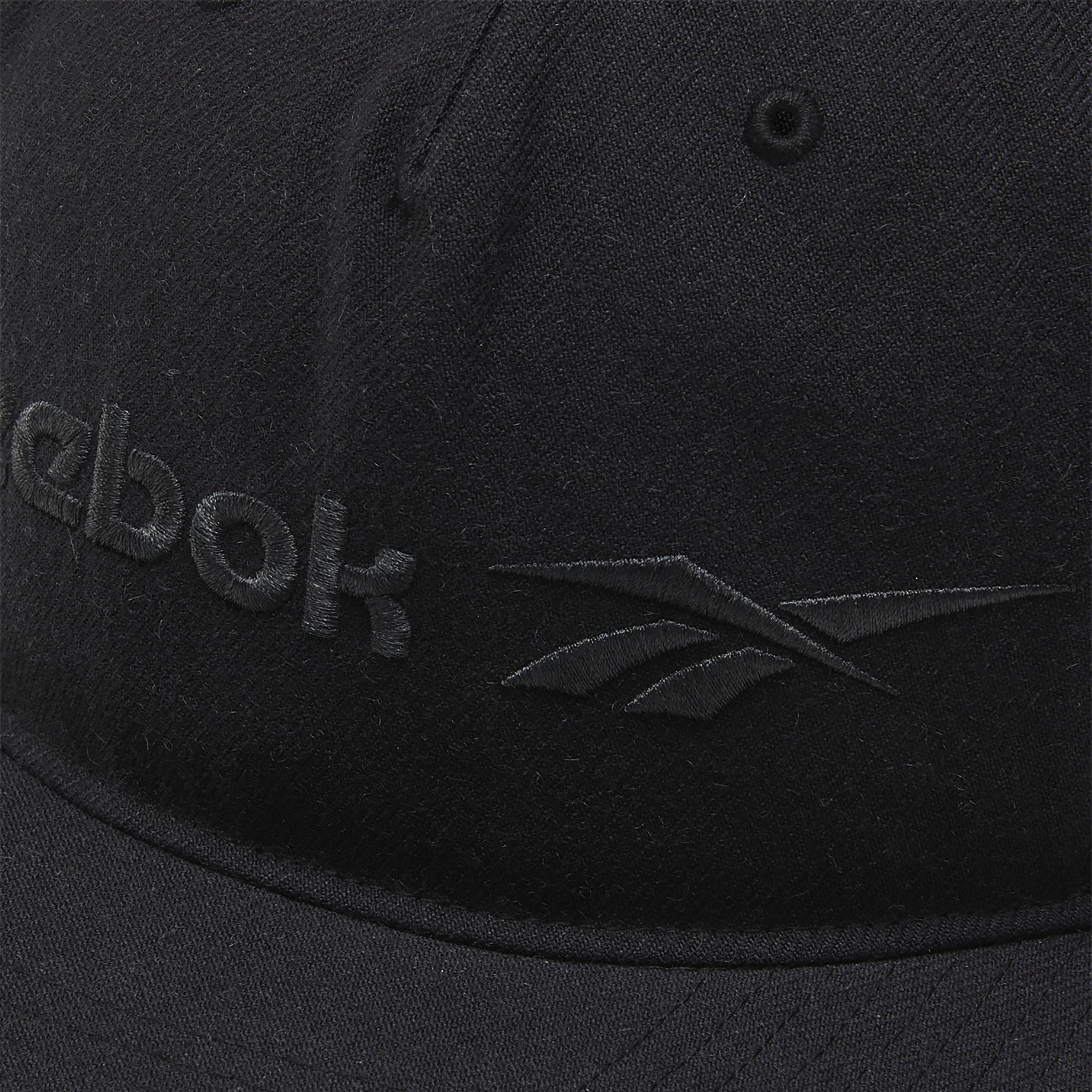 Men Vector Flat Peak Cap, Black, A801_ONE, large image number 2