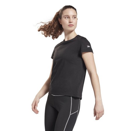 Reebok - Women Workout Cotton Tshirt, Black