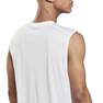 Reebok - Men Workout Ready Sleeveless Tech T-Shirt, White