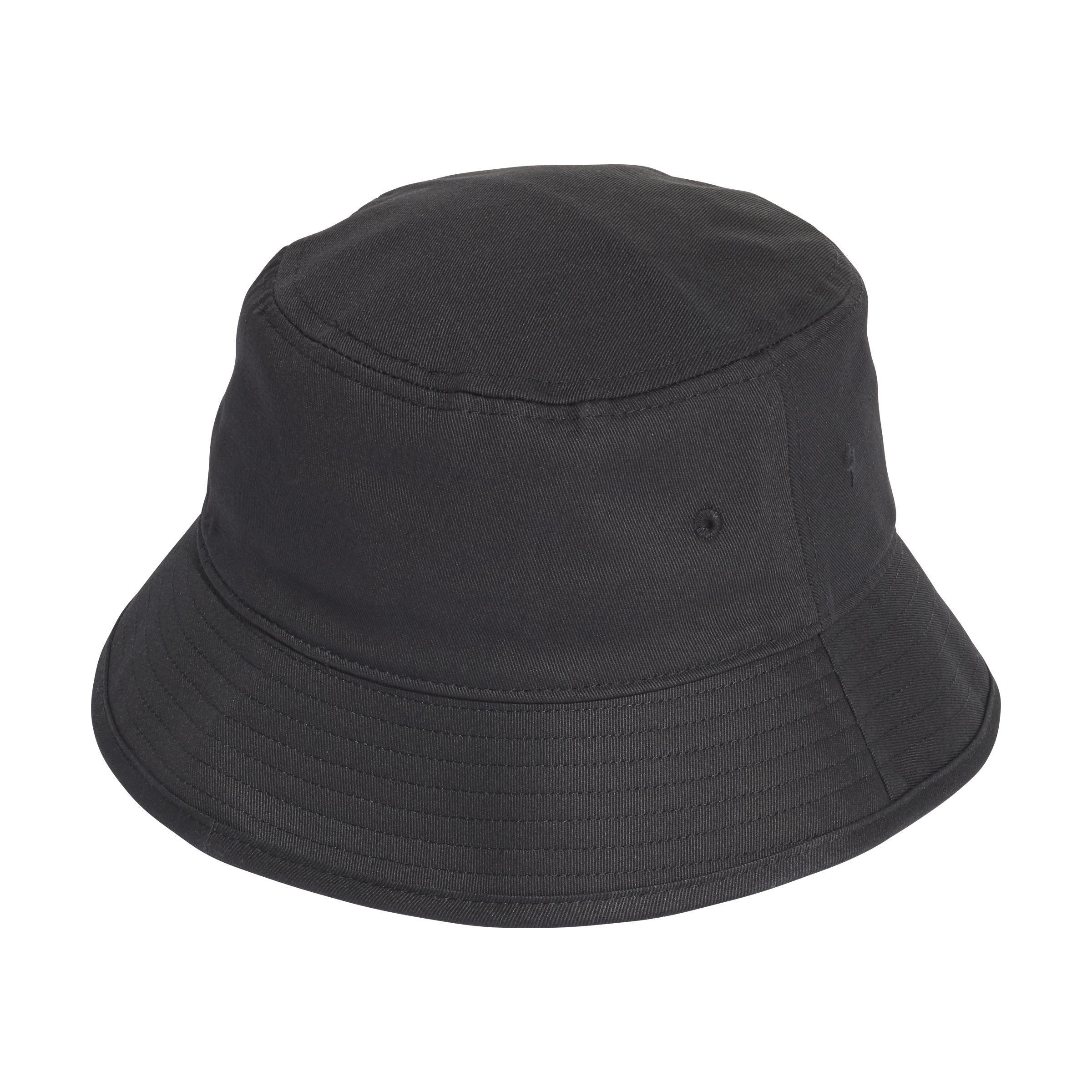 Unisex Trefoil Bucket Hat, Black, A901_ONE, large image number 2