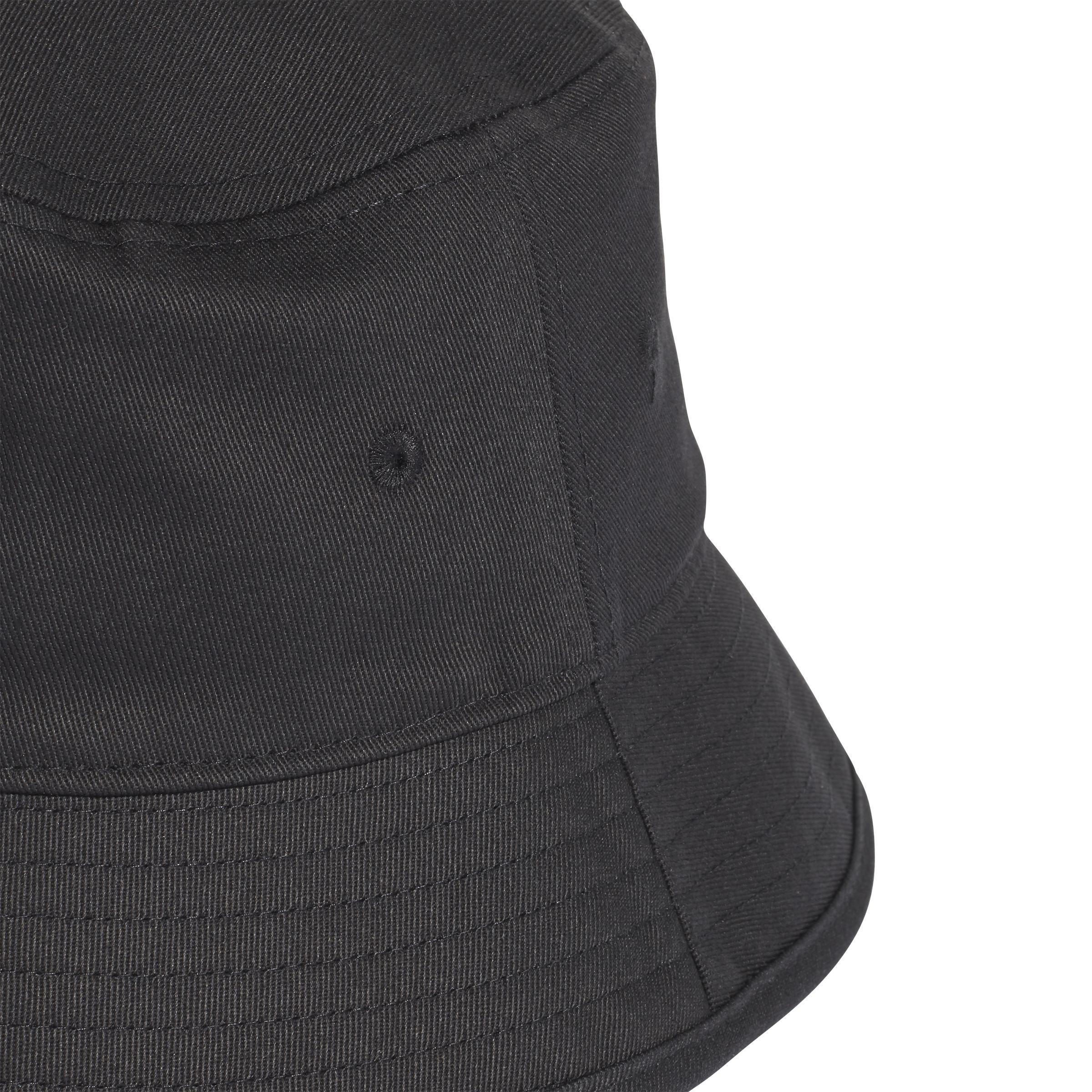 Unisex Trefoil Bucket Hat, Black, A901_ONE, large image number 4