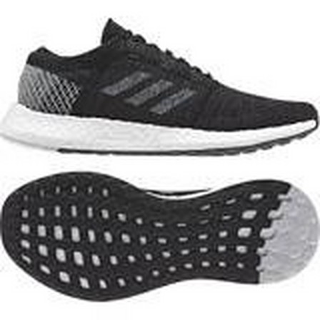 Women Pureboost Go Shoes, Black, A901_ONE, large image number 27