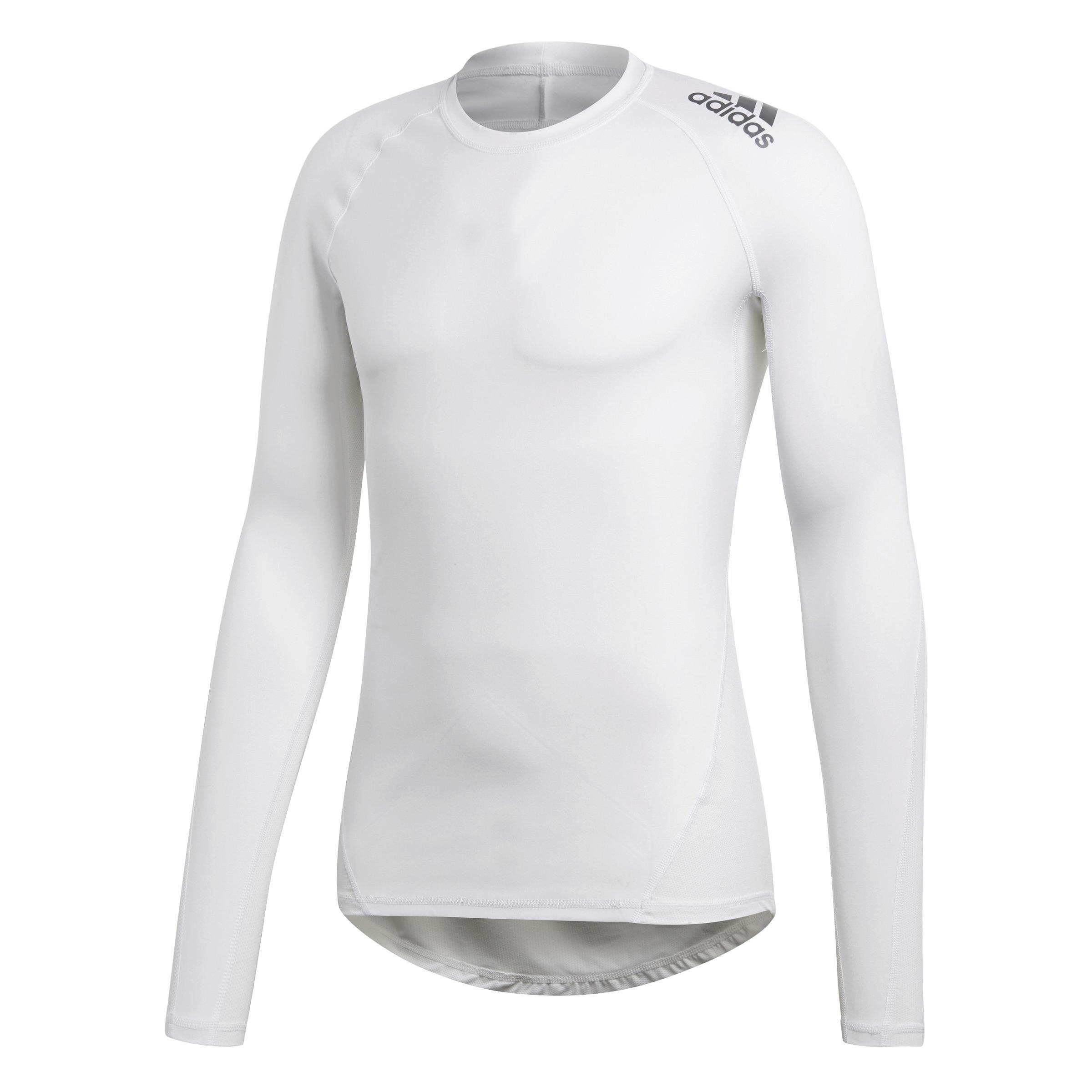 Alphaskin Sport Long-Sleeve Top, White, A901_ONE, large image number 0