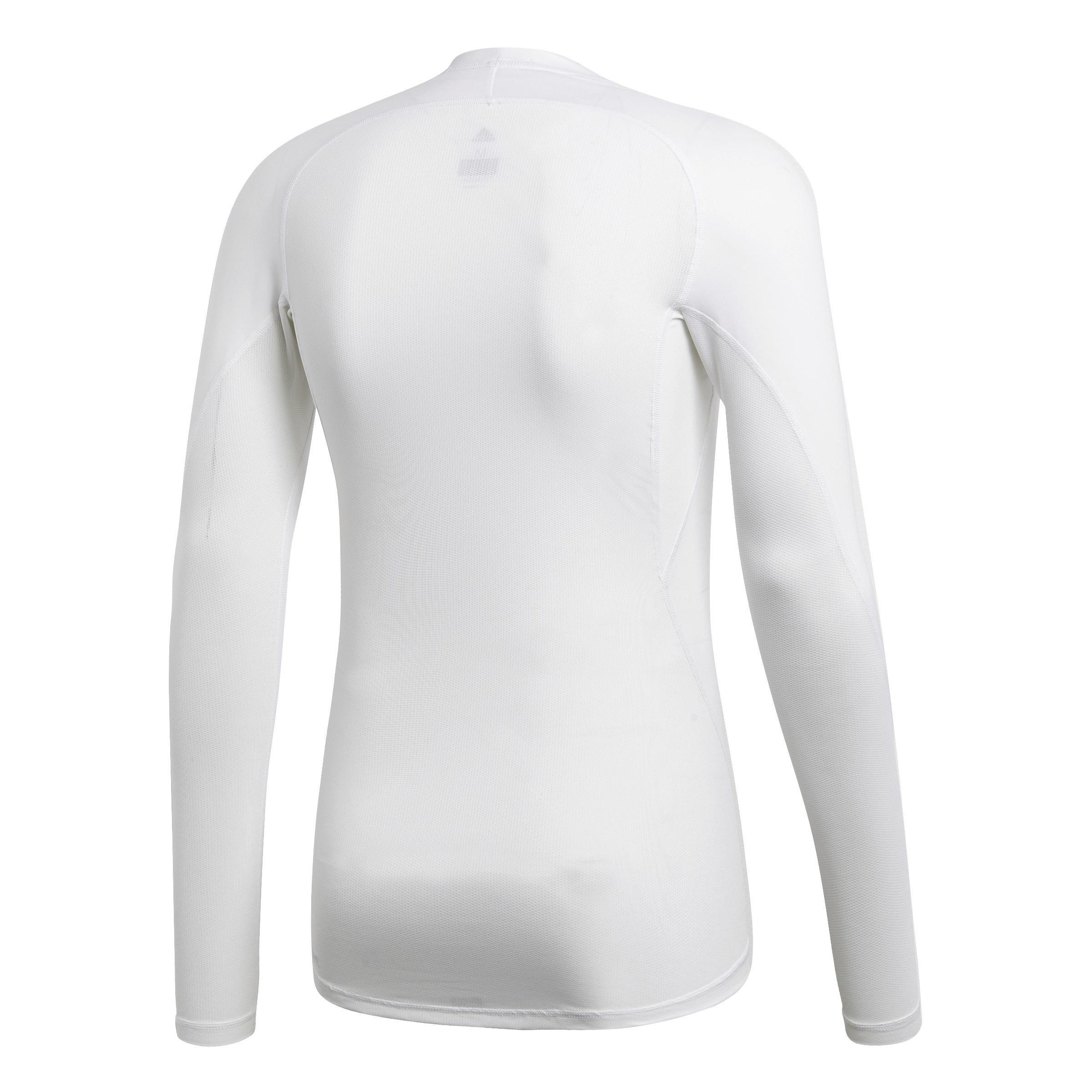 Alphaskin Sport Long-Sleeve Top, White, A901_ONE, large image number 2