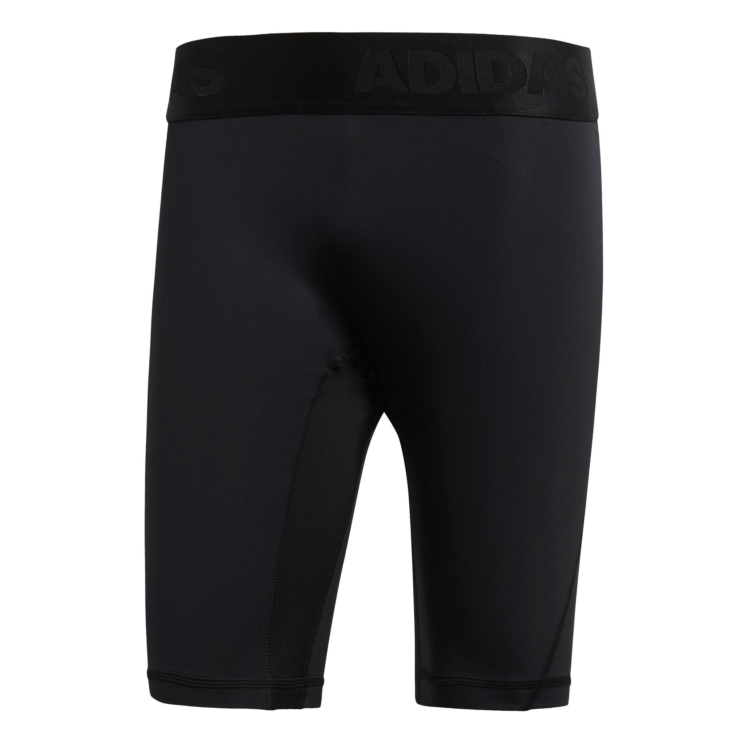 Alphaskin Sport Short Tights, Black, , large image number 0