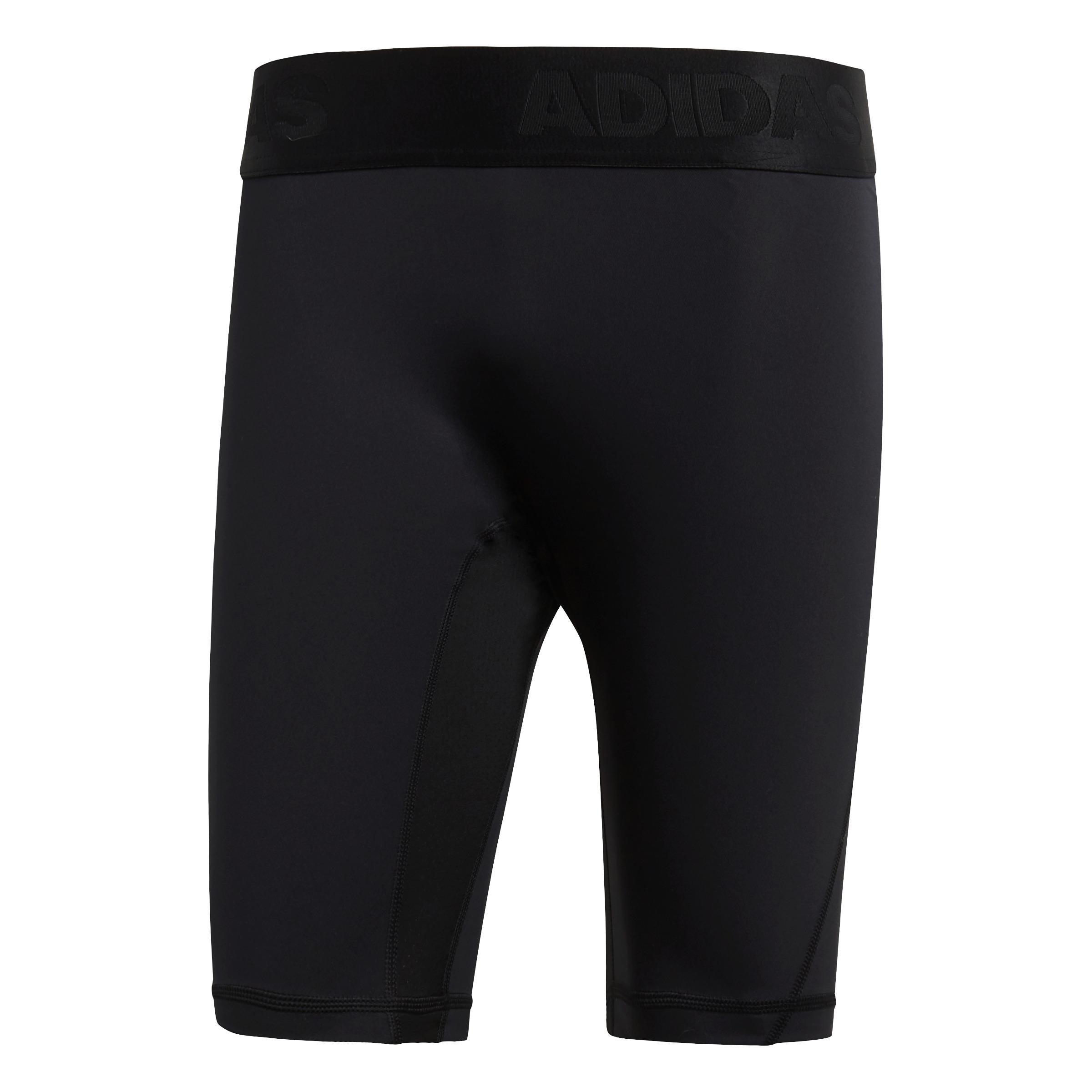 Men Alphaskin Sport Short Tights, Black, A901_ONE, large image number 2