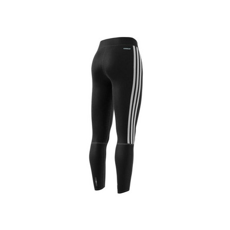 Women Running 3-Stripes Leggings, Black, A901_ONE, large image number 20