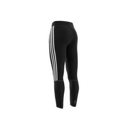 Women Running 3-Stripes Leggings, Black, A901_ONE, large image number 27