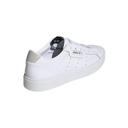 Women Adidas Sleek Shoes Ftwr, White, A901_ONE, large image number 3