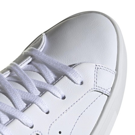 Women Adidas Sleek Shoes Ftwr, White, A901_ONE, large image number 6