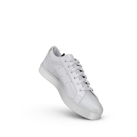 Women Adidas Sleek Shoes Ftwr, White, A901_ONE, large image number 12