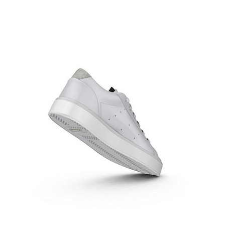 Women Adidas Sleek Shoes Ftwr, White, A901_ONE, large image number 17