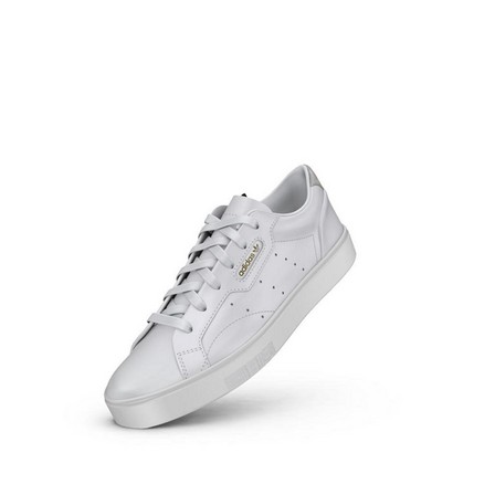 Women Adidas Sleek Shoes Ftwr, White, A901_ONE, large image number 18