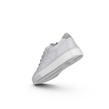 Women Adidas Sleek Shoes Ftwr, White, A901_ONE, large image number 20