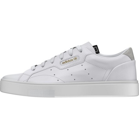 Women Adidas Sleek Shoes Ftwr, White, A901_ONE, large image number 21