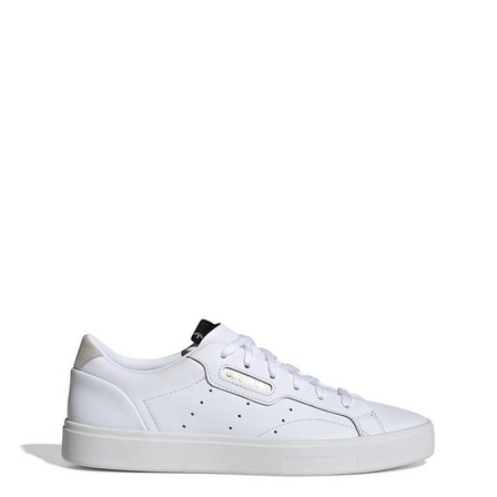 Women Adidas Sleek Shoes Ftwr, White, A901_ONE, large image number 24