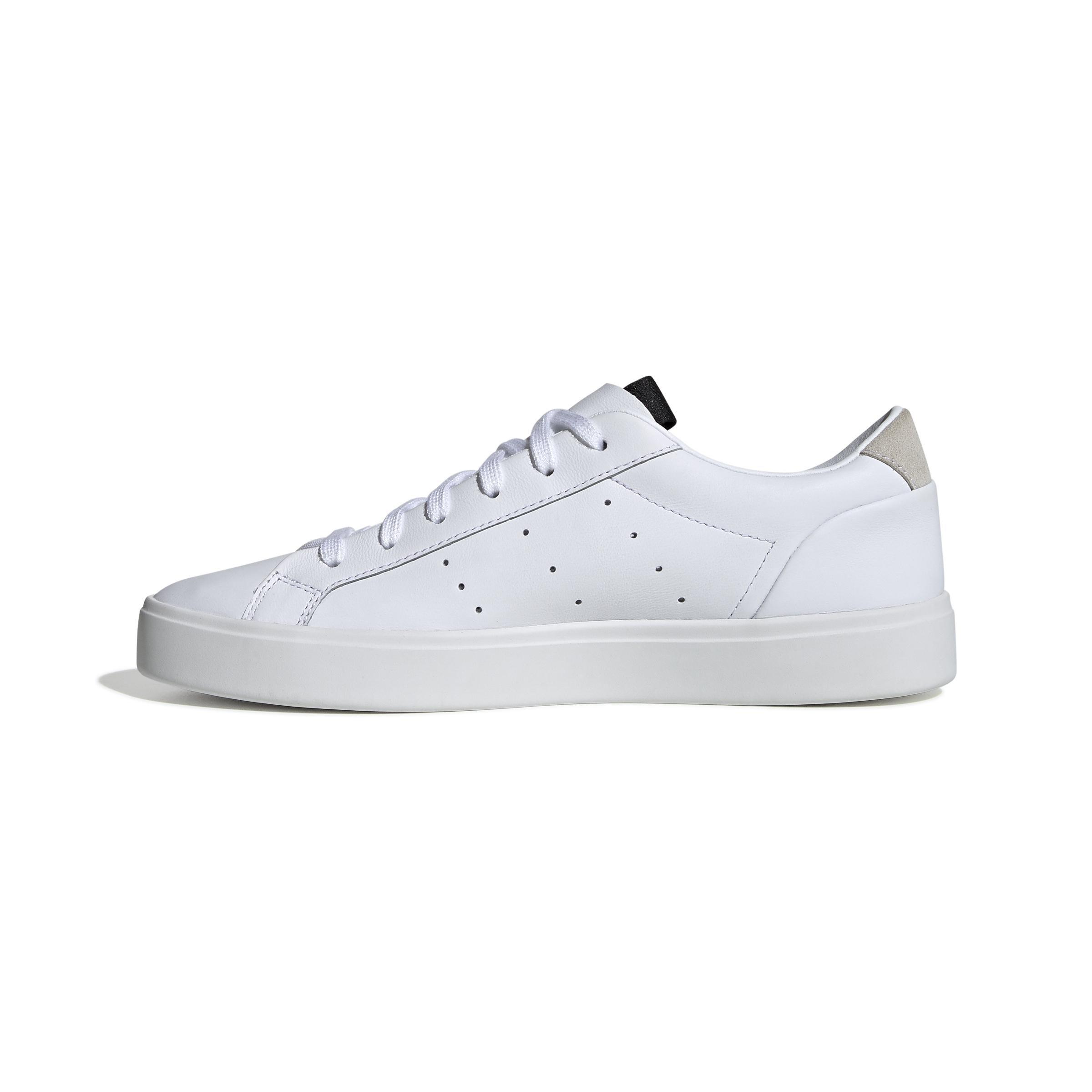 Adidas best sale white sleek