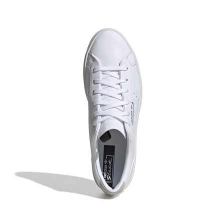 Women Adidas Sleek Shoes Ftwr, White, A901_ONE, large image number 33