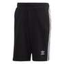 Men 3-Stripes Sweat Shorts, Black, A901_ONE, thumbnail image number 2