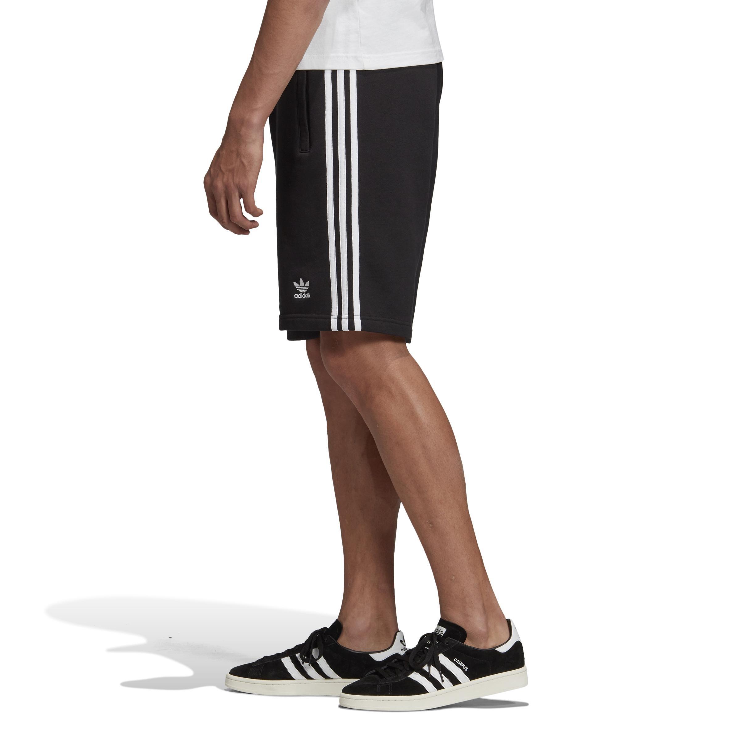3-Stripes Sweat Shorts, Black, , large image number 4