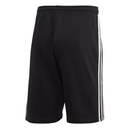 Men 3-Stripes Sweat Shorts, Black, A901_ONE, large image number 4
