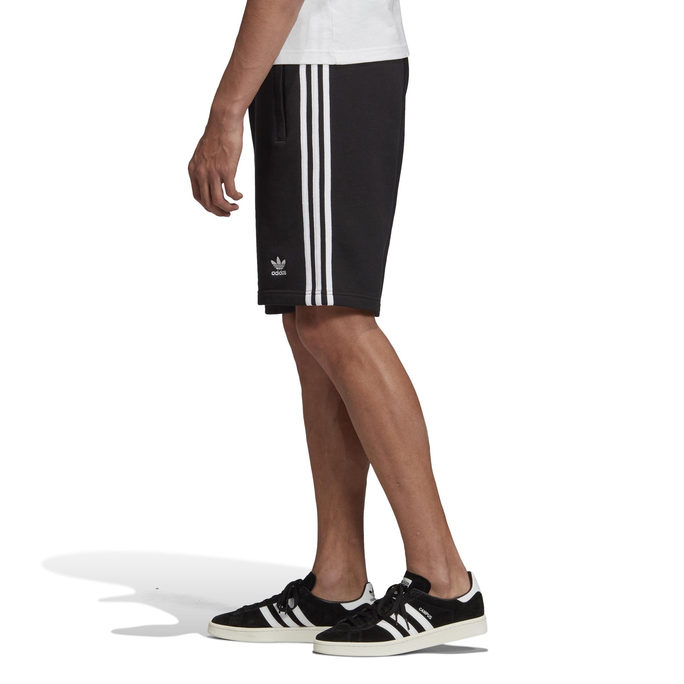 3-Stripes Sweat Shorts, Black, A901_ONE, large image number 4