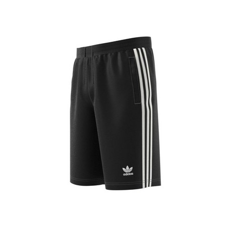 Men 3-Stripes Sweat Shorts, Black, A901_ONE, large image number 14