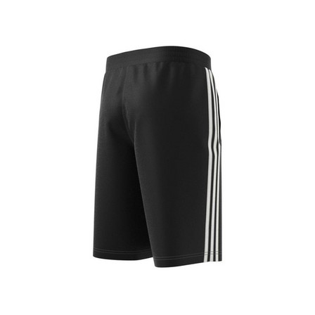 Men 3-Stripes Sweat Shorts, Black, A901_ONE, large image number 27