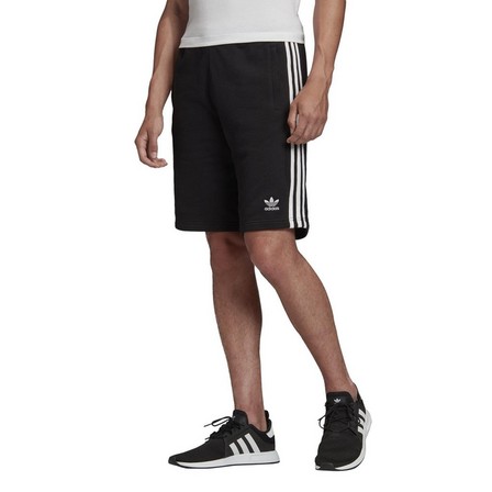 Men 3-Stripes Sweat Shorts, Black, A901_ONE, large image number 30