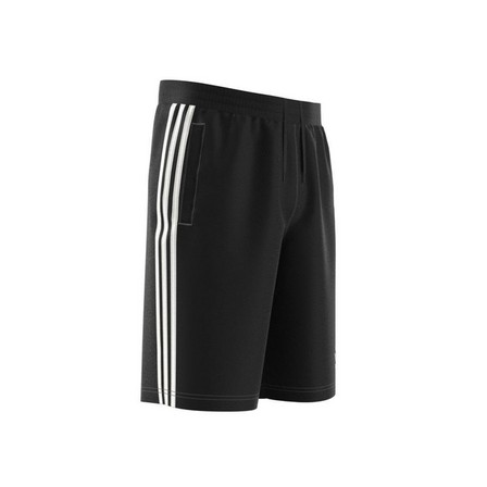 Men 3-Stripes Sweat Shorts, Black, A901_ONE, large image number 34