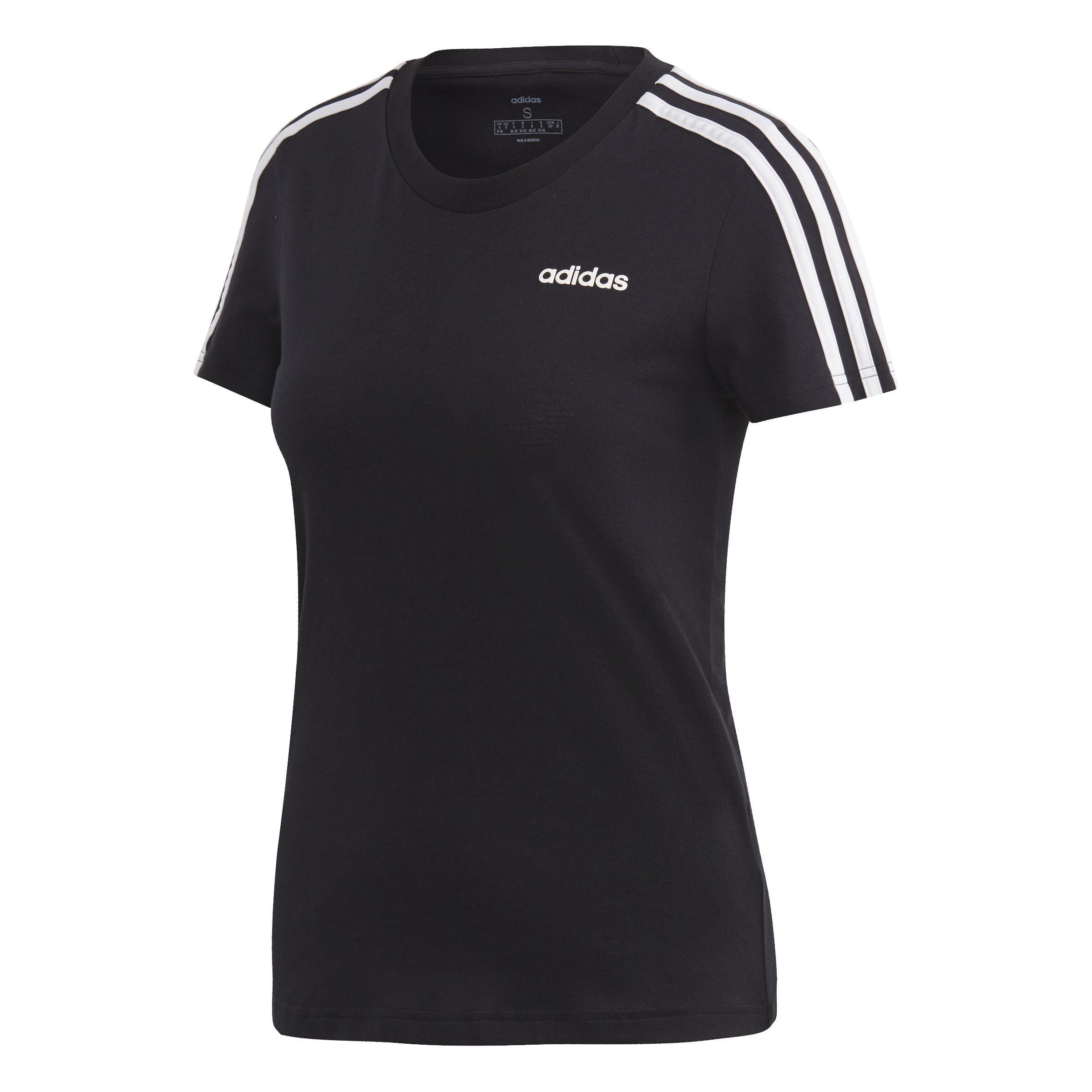Essentials 3-Stripes T-Shirt, Black, A901_ONE, large image number 0