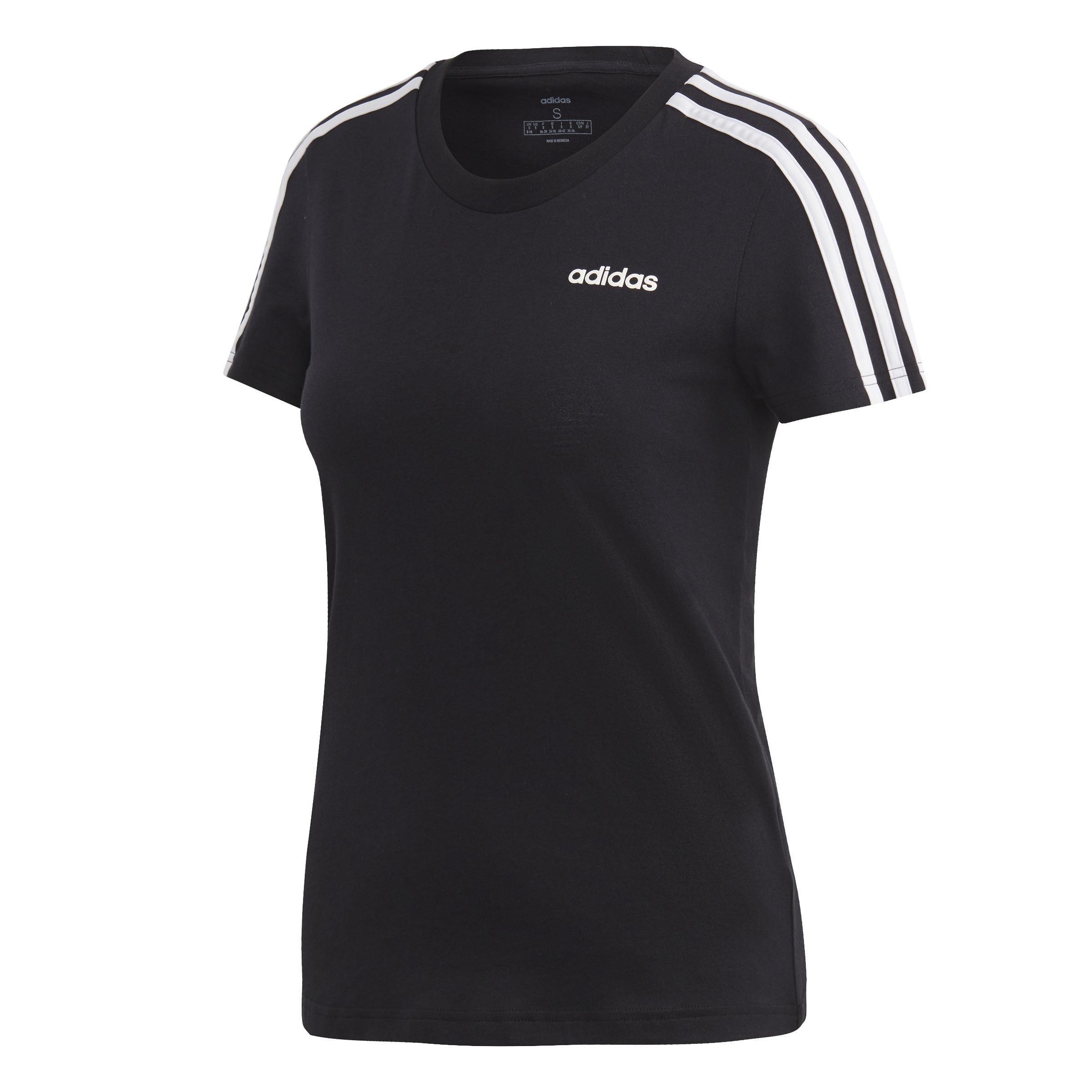 Essentials 3-Stripes T-Shirt, Black, A901_ONE, large image number 1