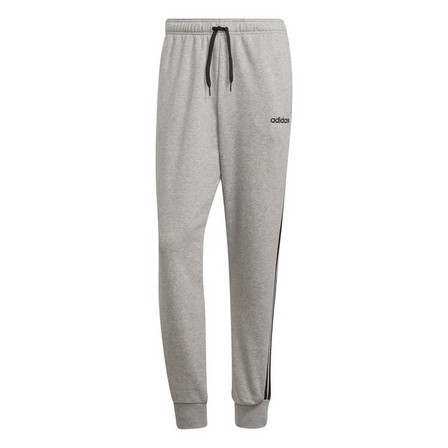 Men Essentials 3-Stripes Tapered Cuffed Joggers, Grey, A901_ONE, large image number 2