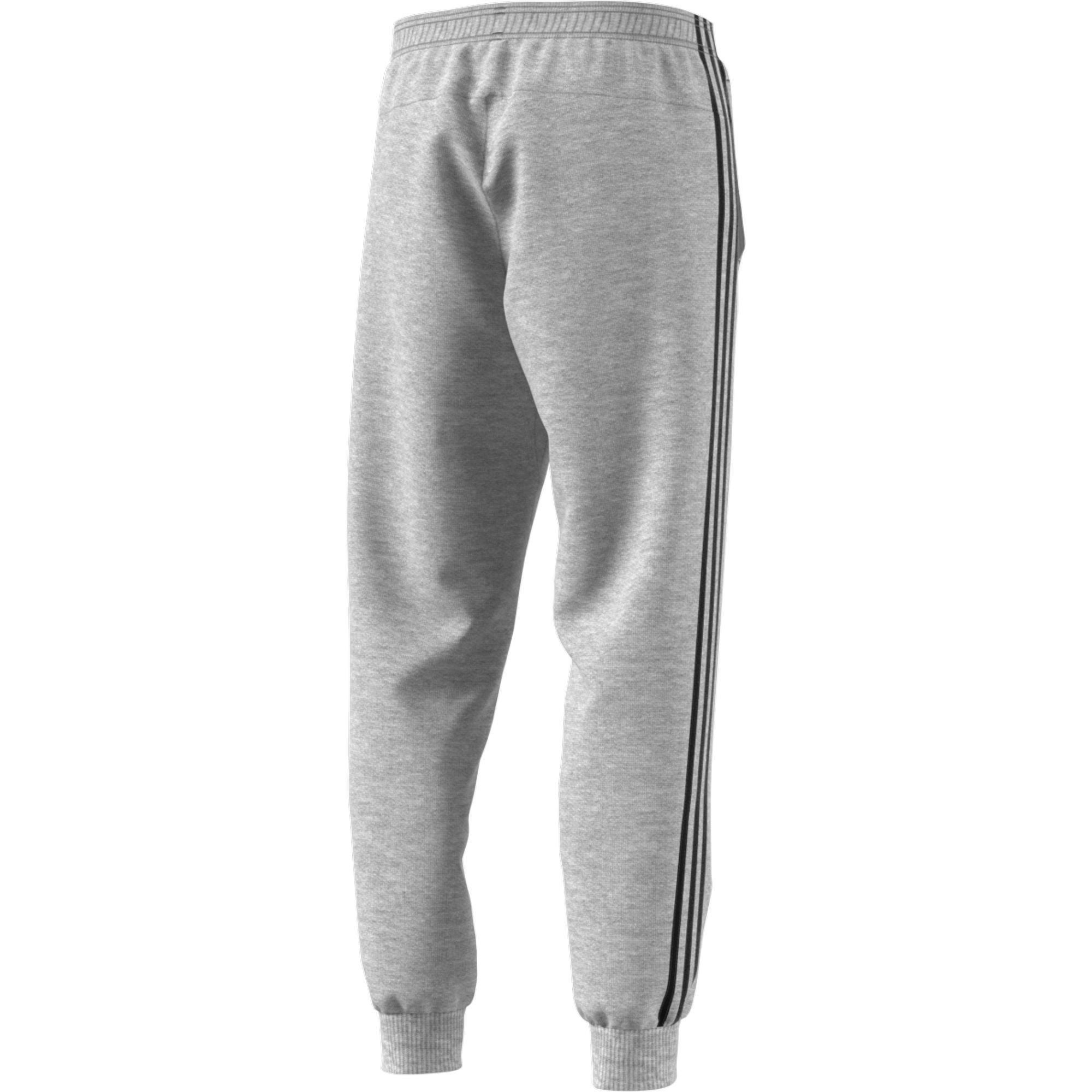Essentials 3-Stripes Tapered Cuffed Joggers, Grey, , large image number 7
