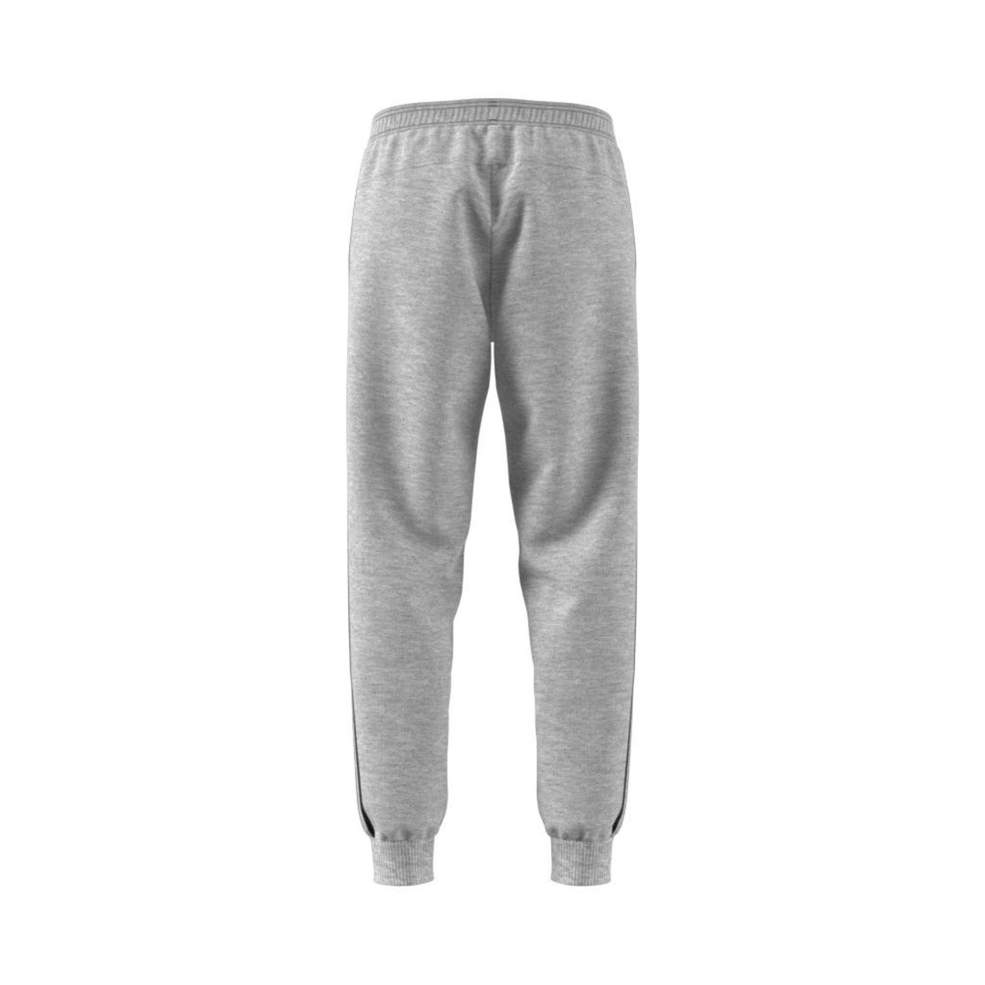 Essentials 3-Stripes Tapered Cuffed Joggers, Grey, , large image number 15