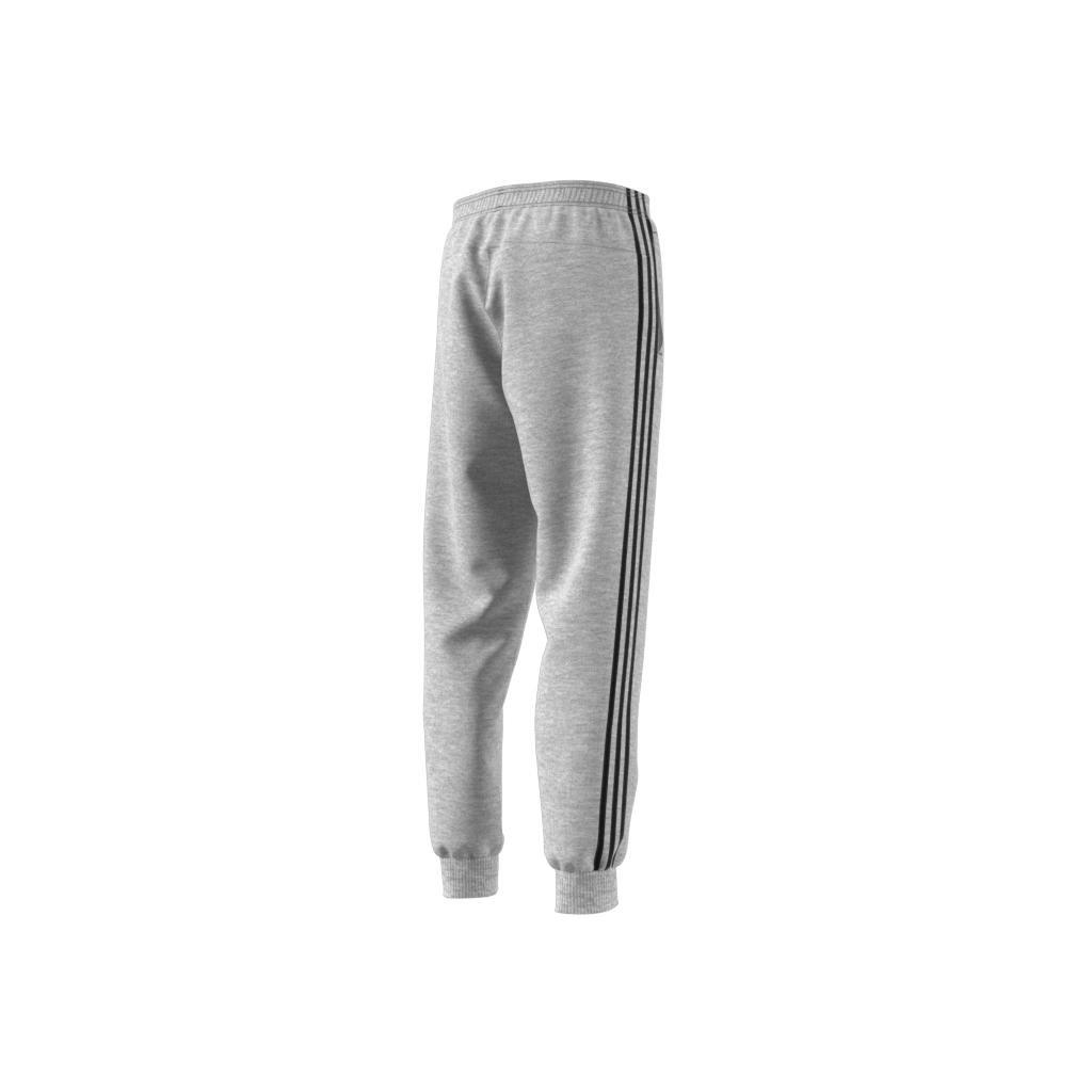 Essentials 3-Stripes Tapered Cuffed Joggers, Grey, , large image number 23