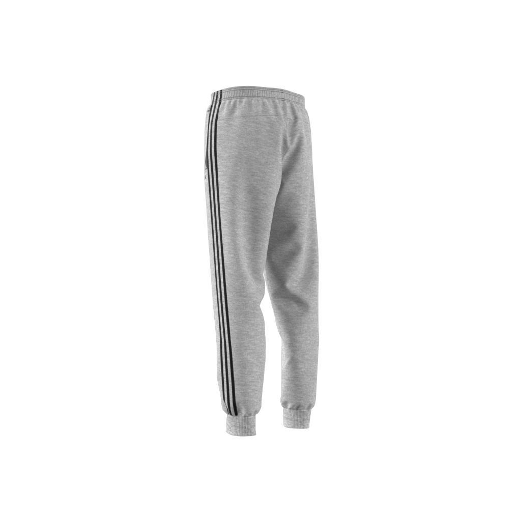 Essentials 3-Stripes Tapered Cuffed Joggers, Grey, , large image number 25