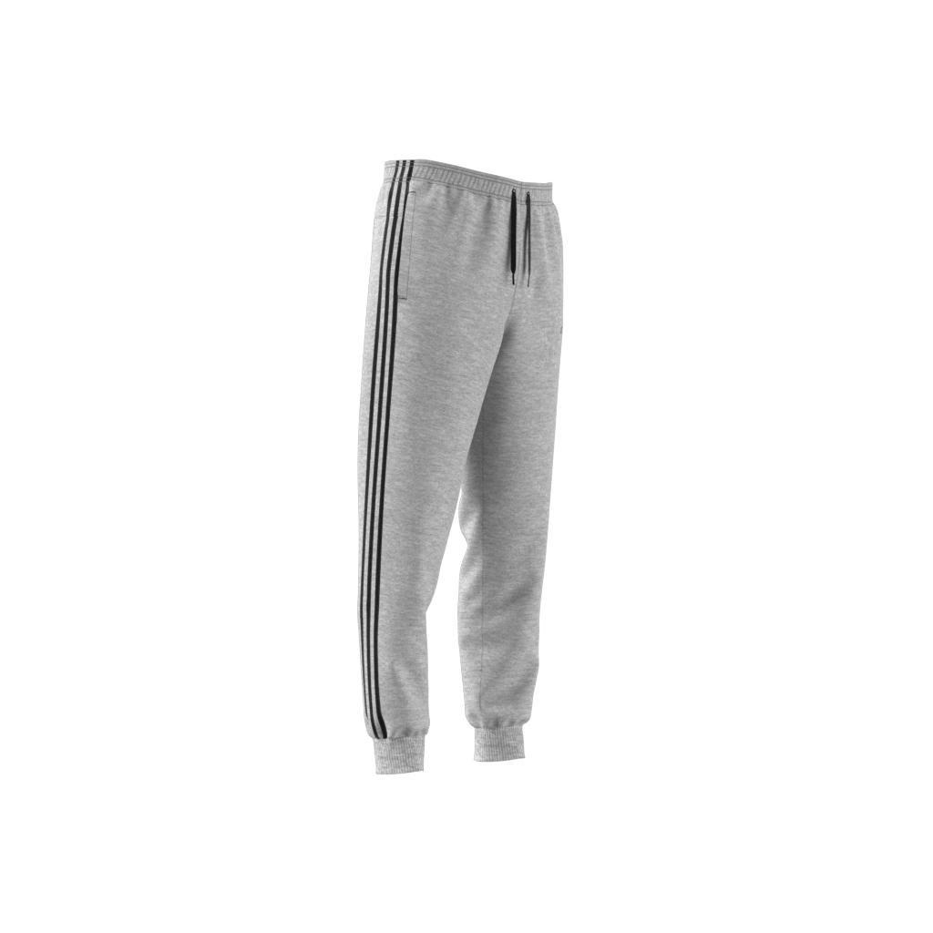 Essentials 3-Stripes Tapered Cuffed Joggers, Grey, , large image number 26