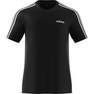 Men Essentials 3-Stripes T-Shirt, Black, A901_ONE, thumbnail image number 0