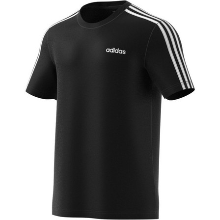 Men Essentials 3-Stripes T-Shirt, Black, A901_ONE, large image number 1